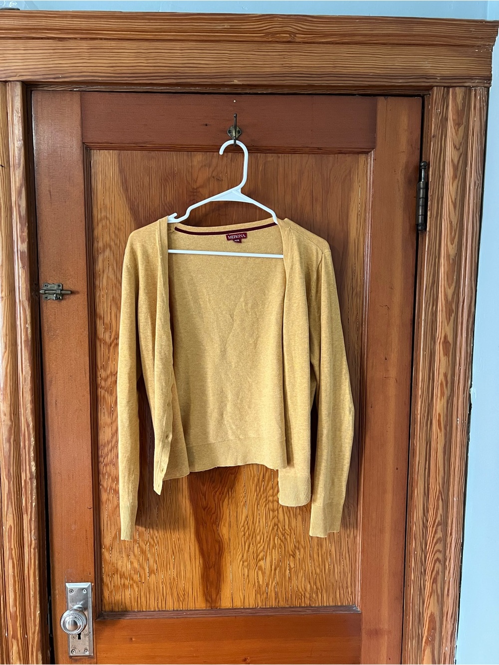 Merona Mustard Open-Front Women's Cardigan